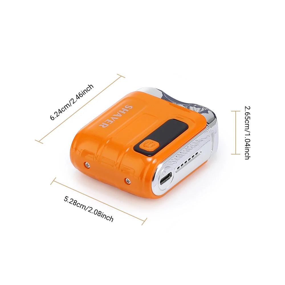 Portable Mini Electric Shaver with Digital Display - 17
