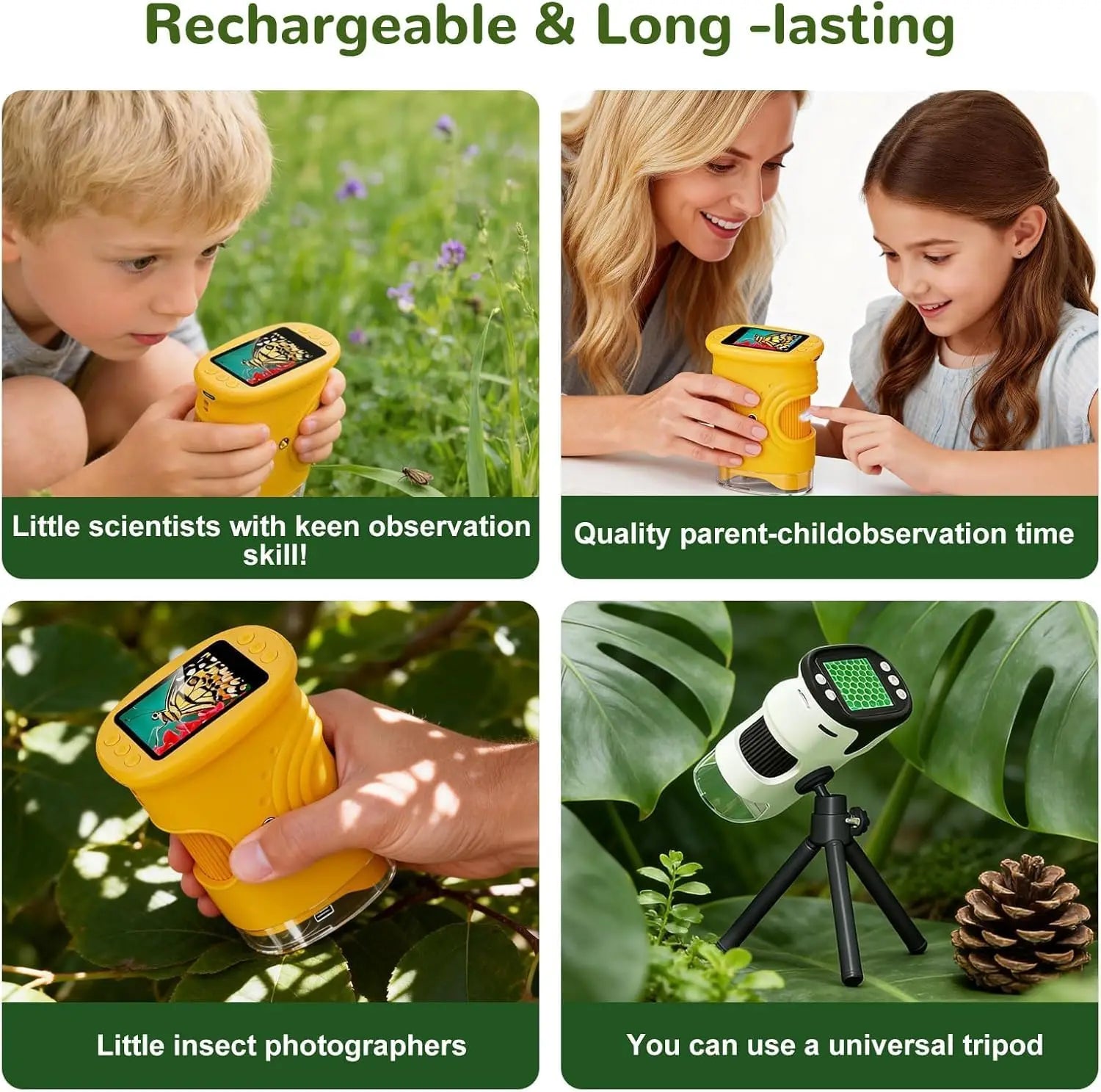 Portable Handheld Digital Microscope for Kids - 5
