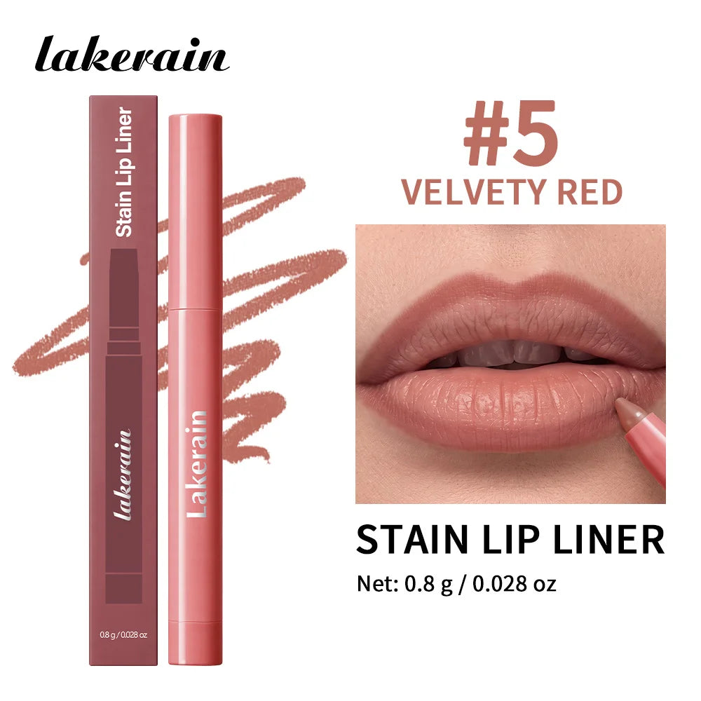 Waterproof Matte Lip Liner Pencil for Long-Lasting Lip Contouring