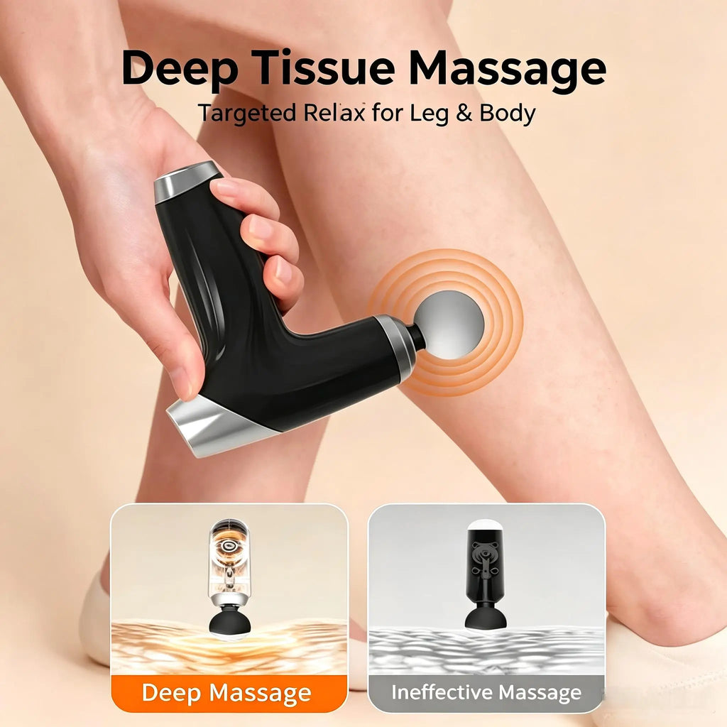 Portable Deep Tissue Percussion Massage Gun for Muscle Recovery