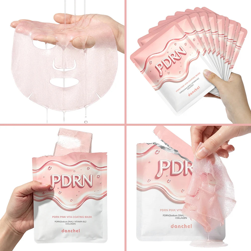 Salmon DNA PDRN Pink Vitamin Hydrating Facial Sheet Mask