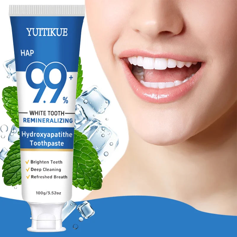 YUITIKUE Hydroxyapatite Toothpaste Remineralizing Teeth Whitening 100g - 1