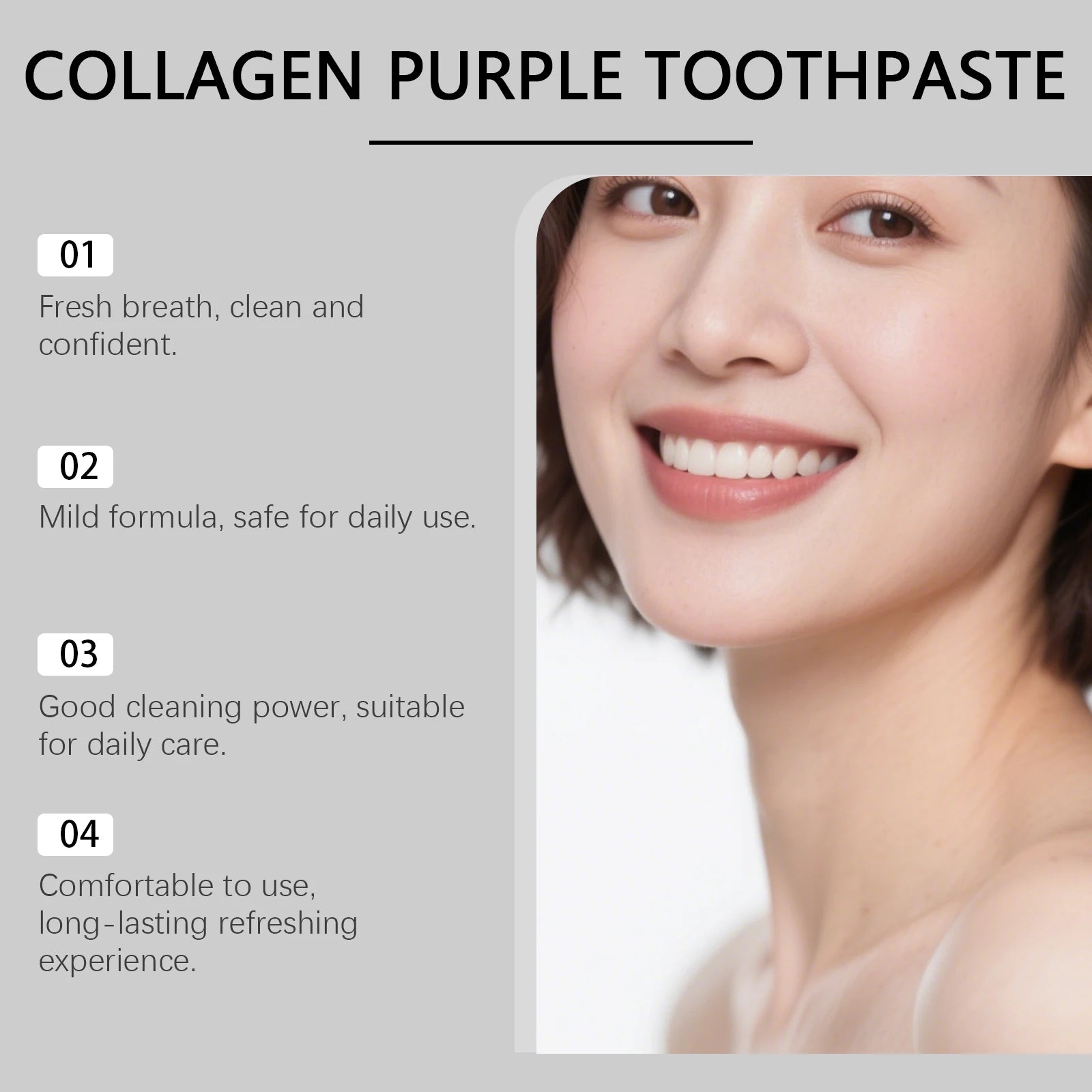 Collagen Whitening Toothpaste for Gum Care and Fresh Breath - 13