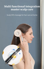 Electric Scalp Massager and Hair Growth Serum Applicator