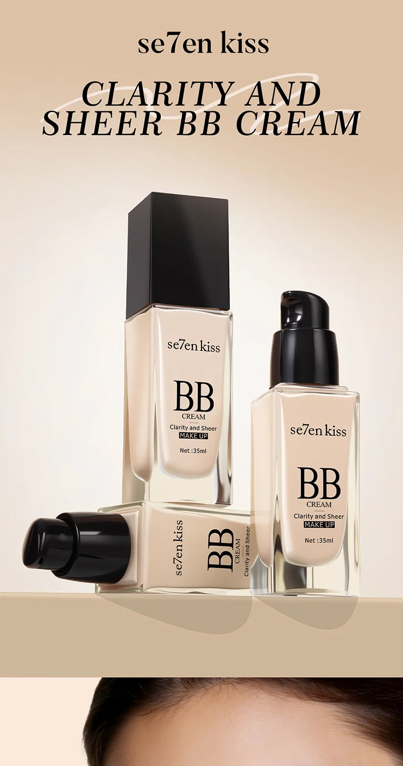 Se7en Kiss Moisturizing BB Cream Foundation Waterproof Liquid Makeup - 7