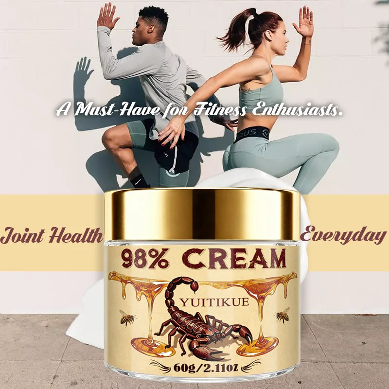 YUITIKUE Scorpion Bee Venom Cream Soothing Skin Nourishing Balm 60g