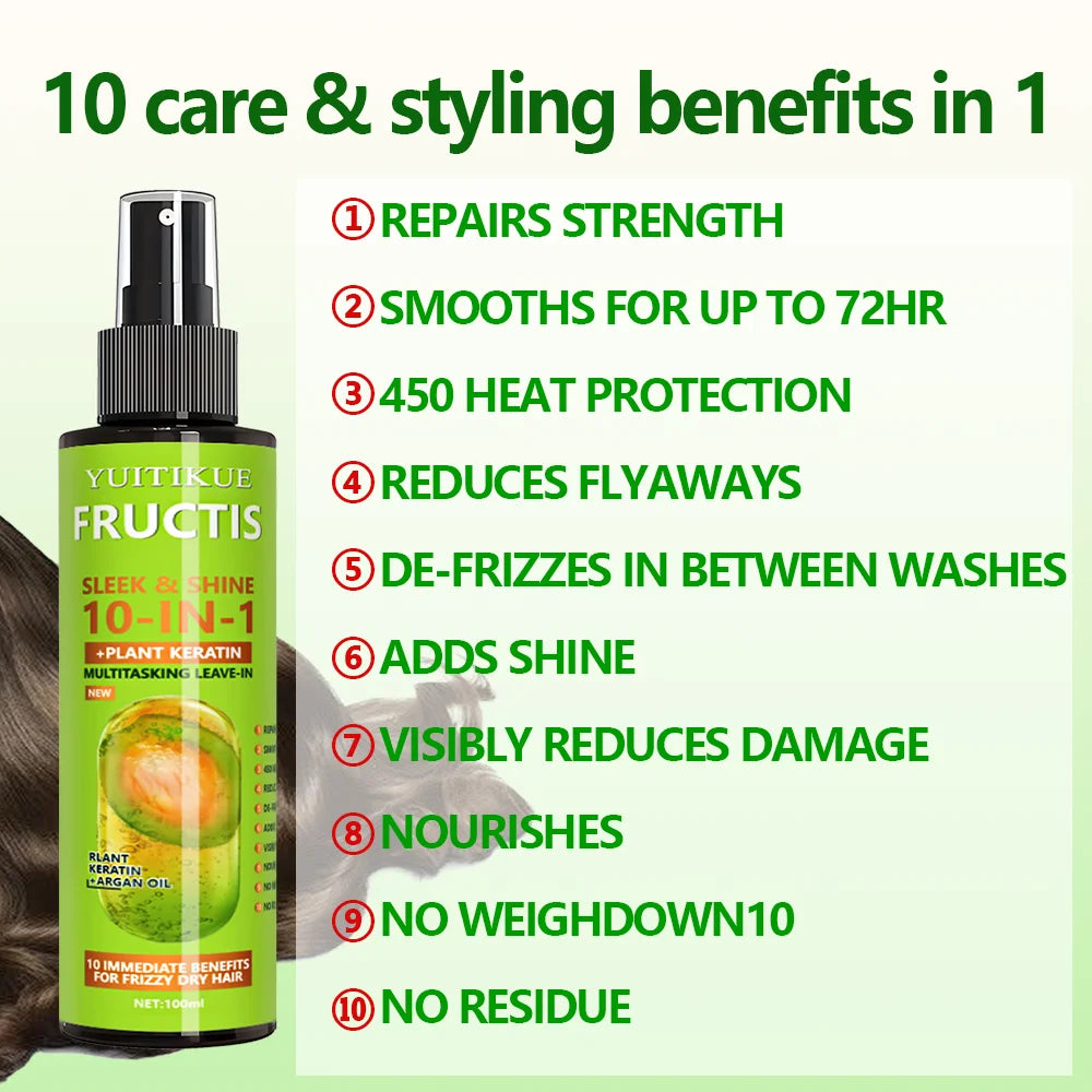 10 in 1 Hair Repair Spray with Plant Keratin 100ml - 4