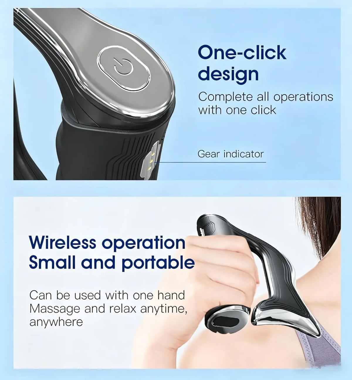Electric Fascia Knife for Deep Tissue Muscle Massage and Recovery