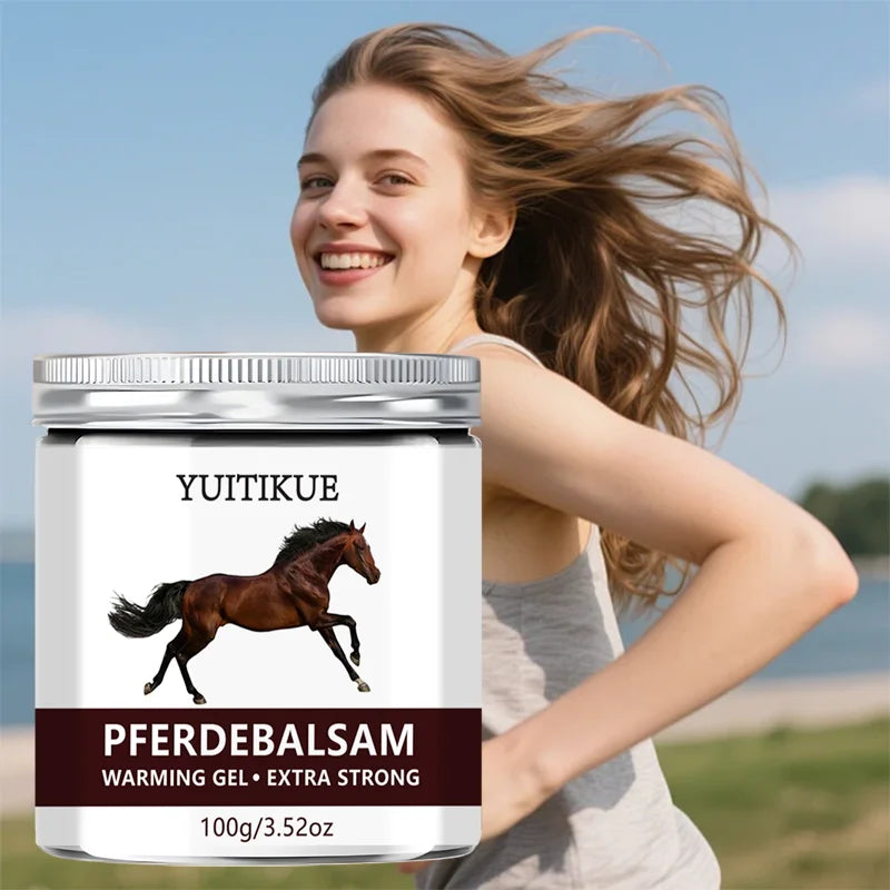 YUITIKUE Pferdebalsam Warming Gel Extra Strong Muscle Relief Balm 100g