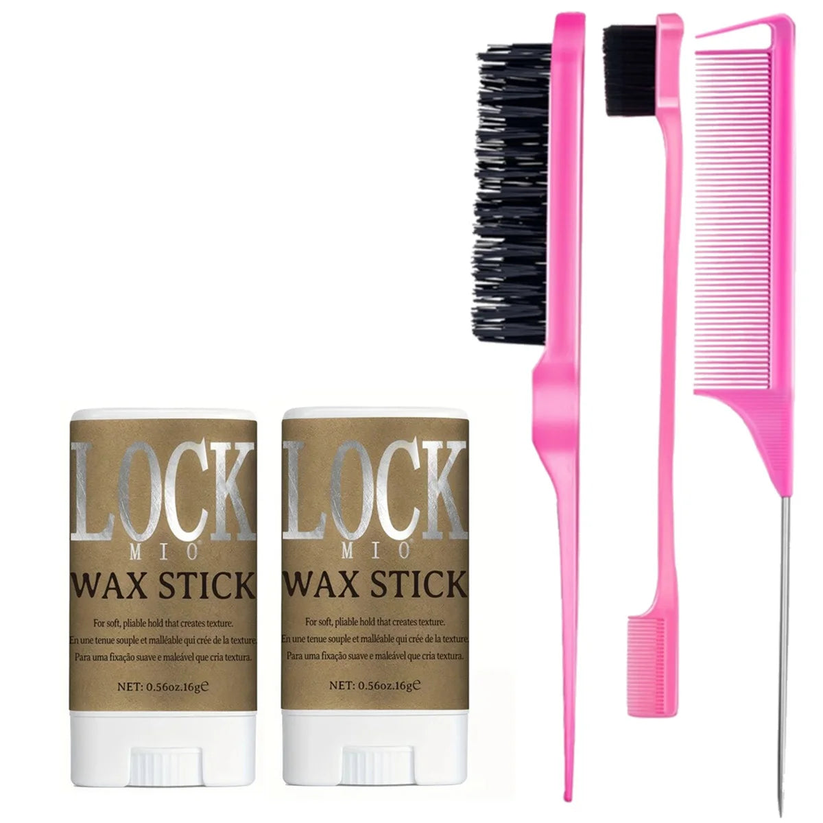 LOCKMIO Hair Wax Stick Frizz Control Pomade for Sleek Styling