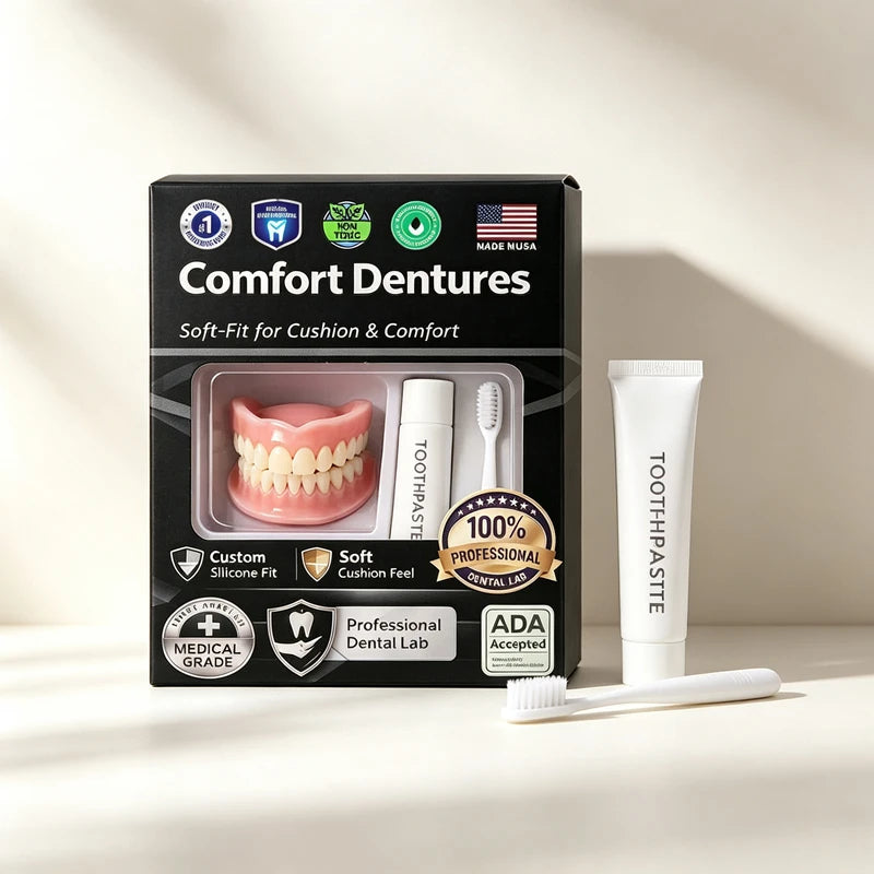 Moldable Silicone Denture Set for Instant Smile Makeover