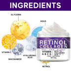 Water Ice Levin Retinol Collagen Face Cream Anti Aging Moisturizer