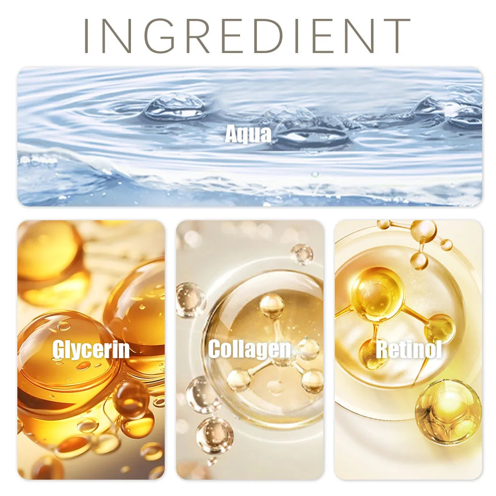 Collagen Retinol Face Cream Anti Aging Moisturizer Day Night Skincare