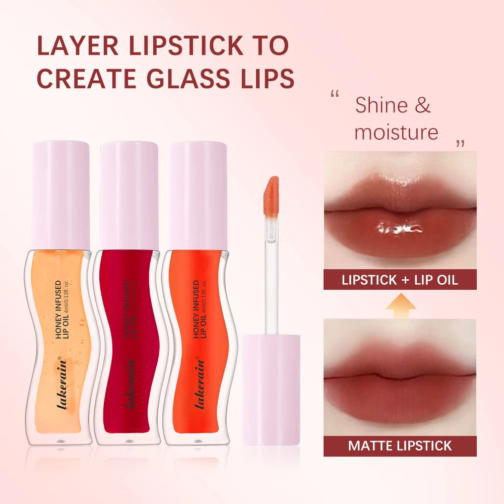 Honey Infused Moisturizing Lip Gloss Oil