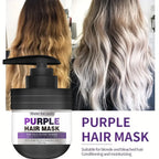 Purple Keratin Hair Mask Repairing Conditioner for Blonde Hair 100g