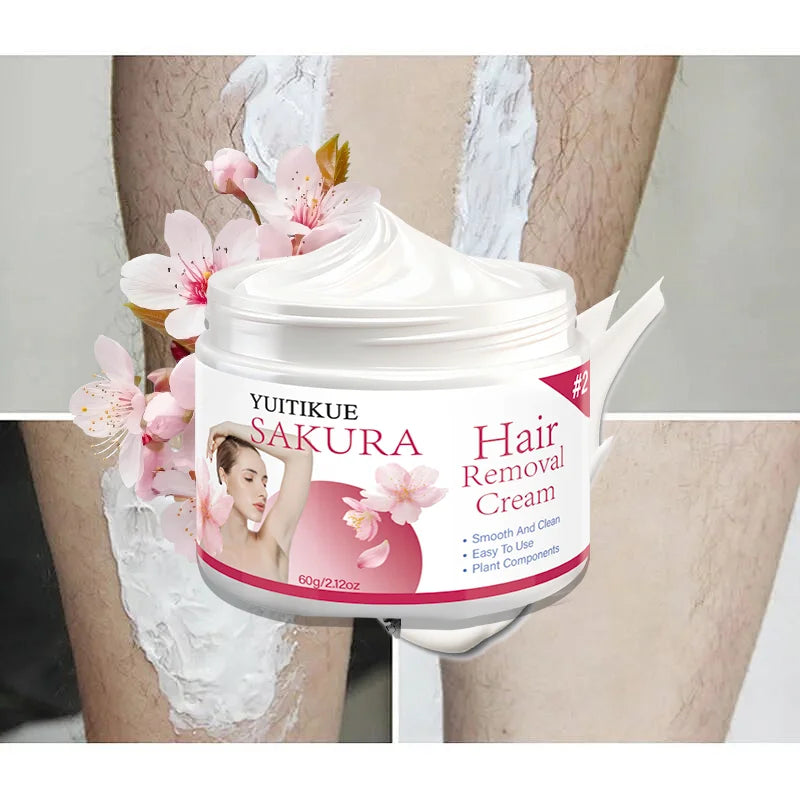 Sakura Plant-Based Hair Removal Cream 60g