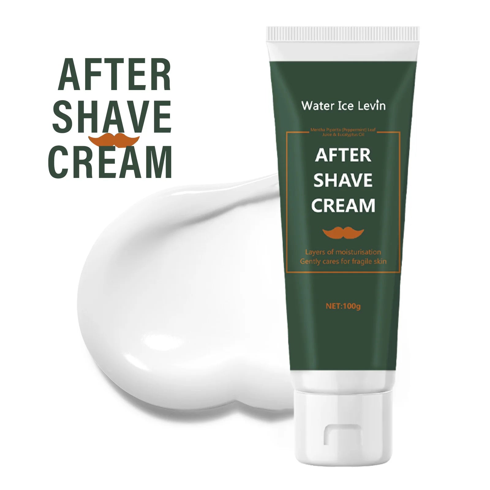 Water Ice Levin After Shave Cream for Men Soothing Hair Removal Lotion - 7