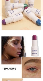 Peifen Glitter Makeup Stick Waterproof Face Body Highlighter