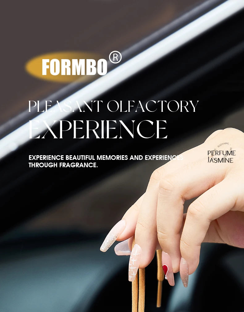 FORMBO Hanging Car Air Freshener Aromatherapy Diffuser Bottle
