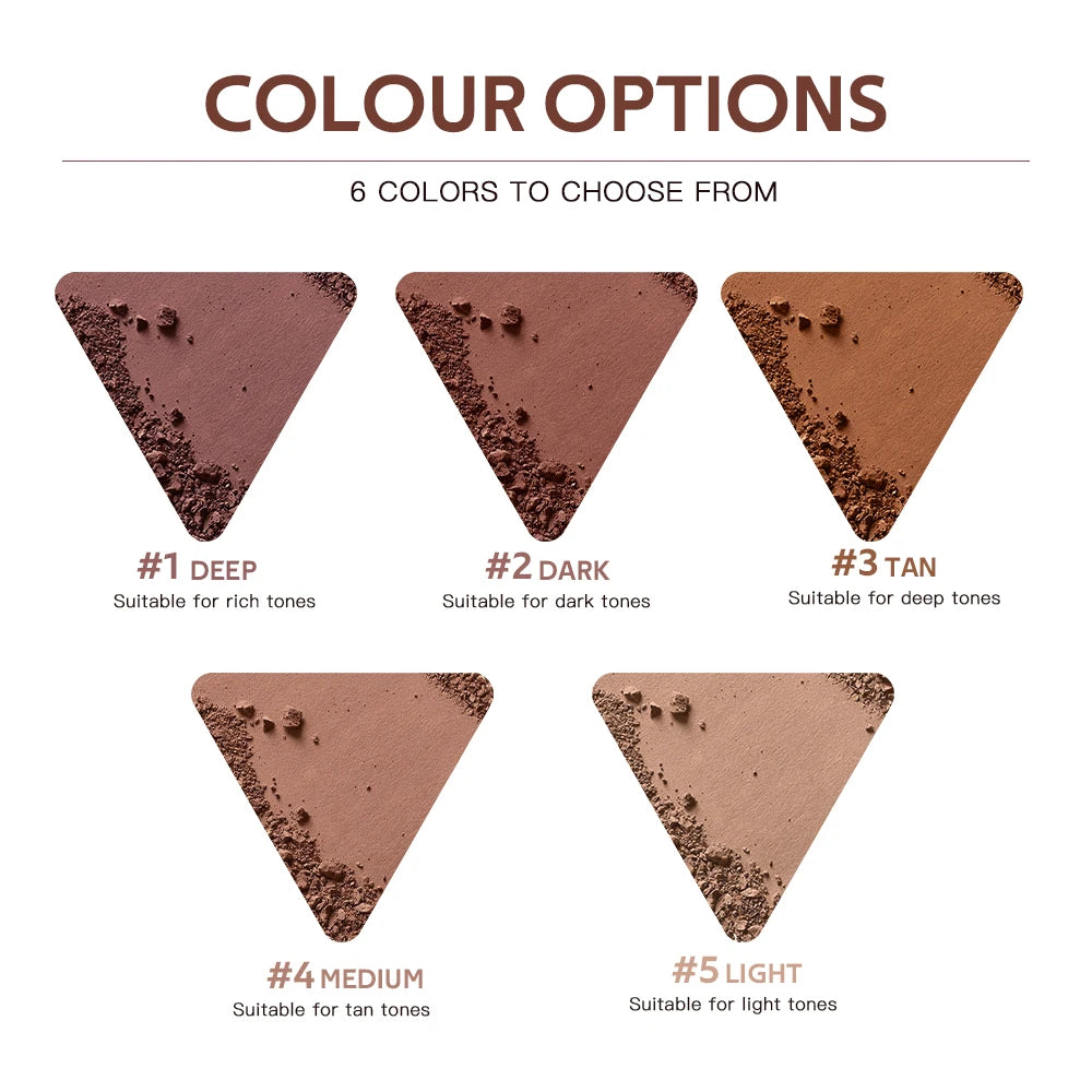Matte Bronzing Powder for Face Contouring and Shading - 22