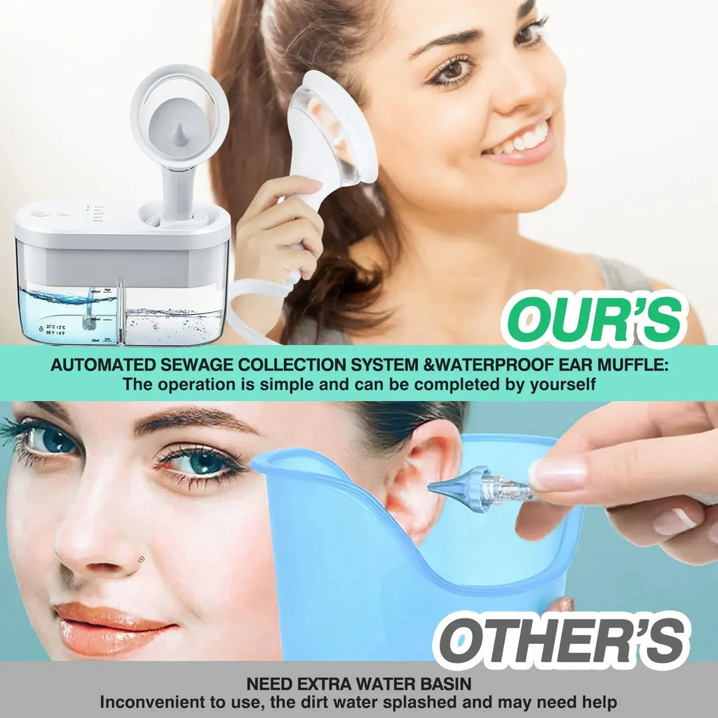 Electric Ear Wax Removal System with 4 Cleaning Modes