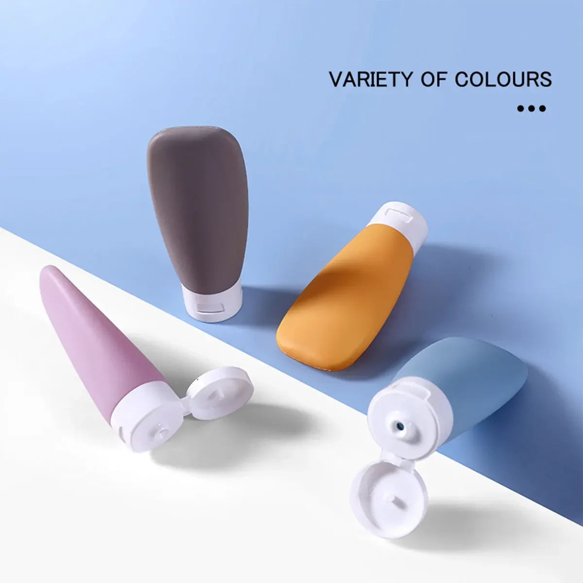 Leak-Proof Silicone Travel Bottles for Toiletries