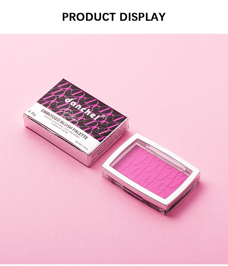 Embossed Matte Blush Palette for Natural Cheek Color