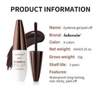 Waterproof Peel-Off Eyebrow Tint Gel for Long-Lasting Brows