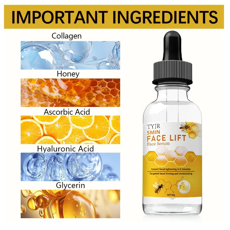 Bee Venom Face Lift Serum Anti Aging Moisturizing Essence 30ml