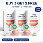 Adjustable Temporary Cosmetic Dentures for Instant Smile