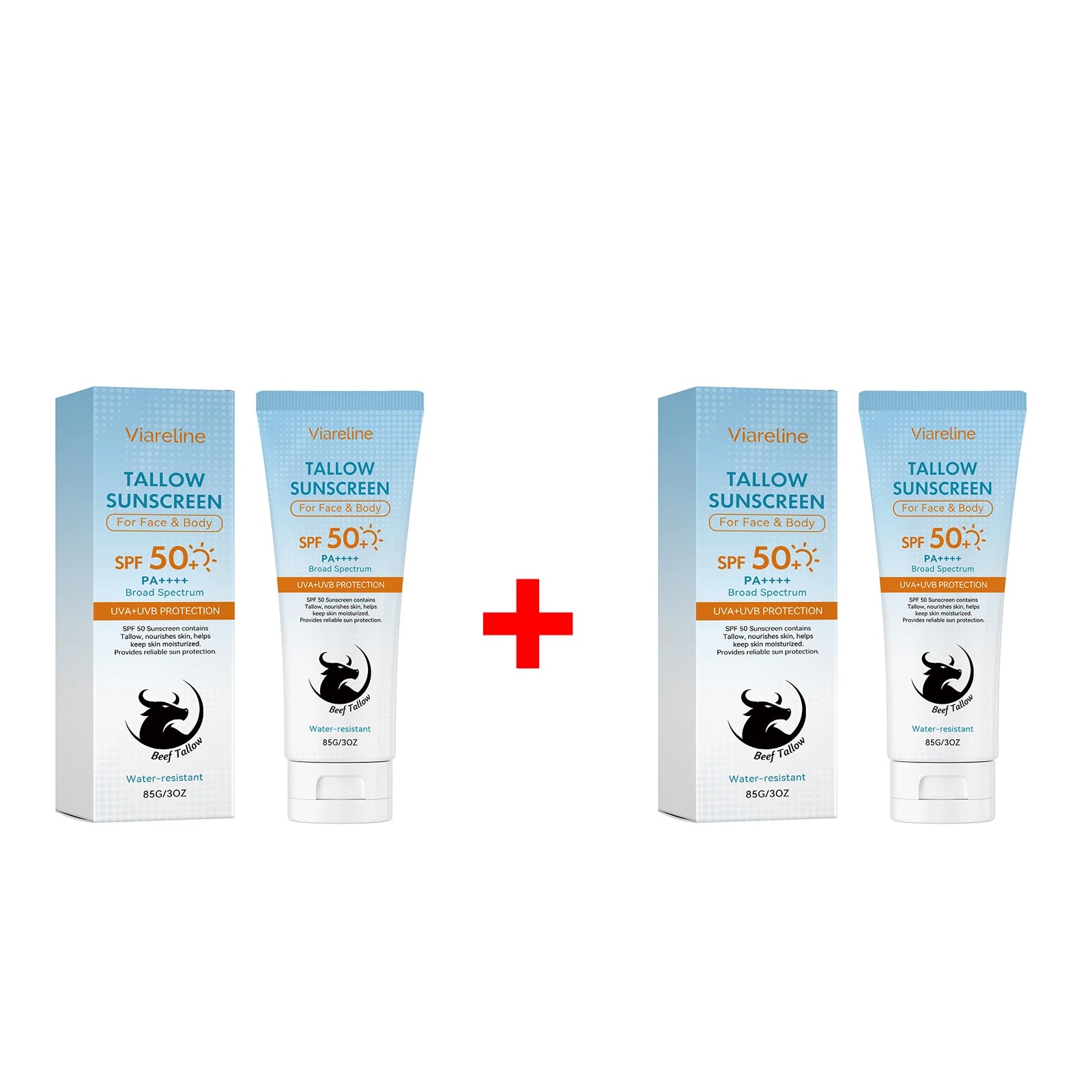 SPF 50 Tallow Sunscreen for Face and Body - 15