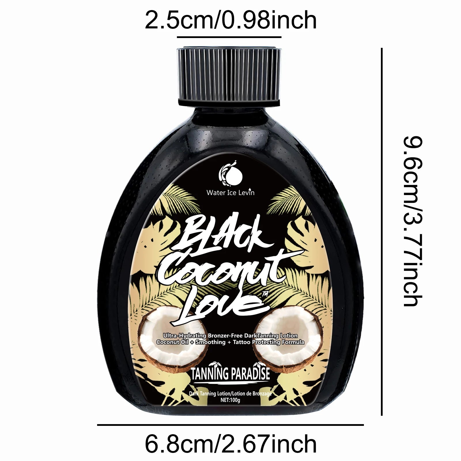 Black Coconut Love Tanning Lotion Moisturizing Bronzing Cream 100g - 6