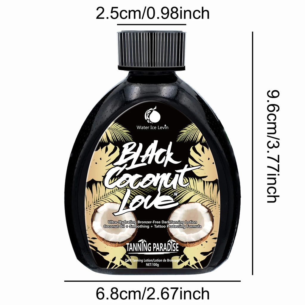 Black Coconut Love Tanning Lotion Moisturizing Bronzing Cream 100g