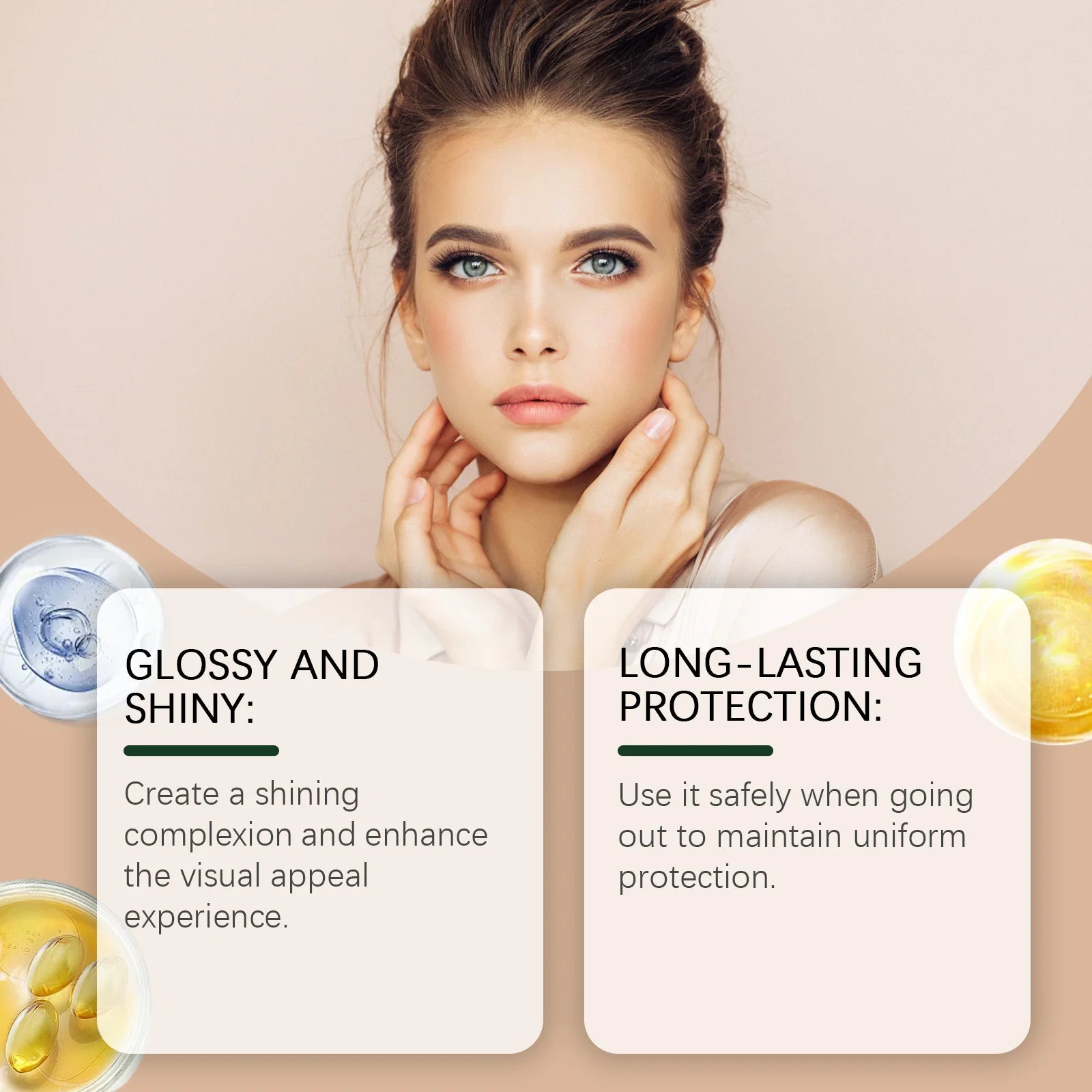 SPF 45 Coconut Glowing Body Oil Sun Protection - 8