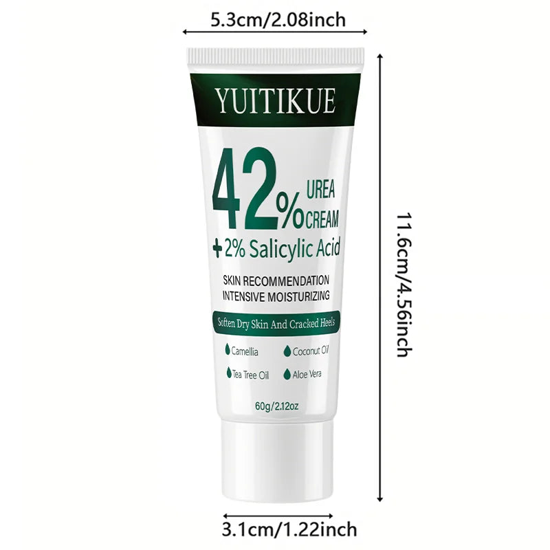 Yuitikue 42% Urea Cream with Salicylic Acid for Dry Skin and Cracked Heels - 9
