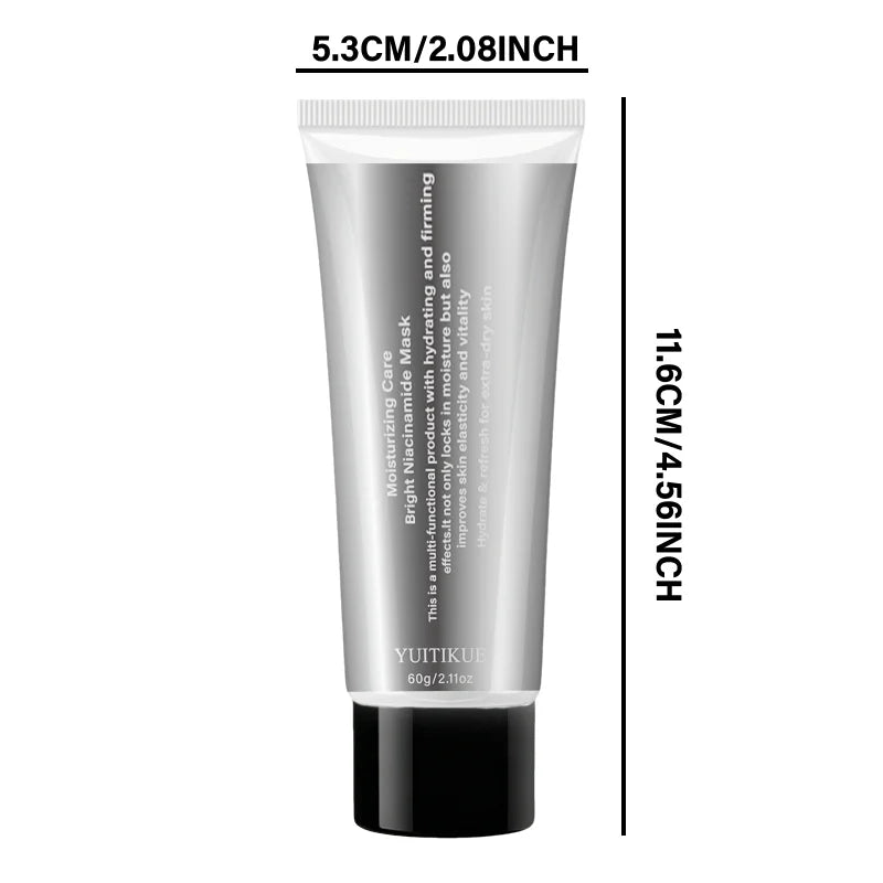 YUITIKUE Niacinamide Face Mask Hydrating Brightening Wash Off Treatment - 14