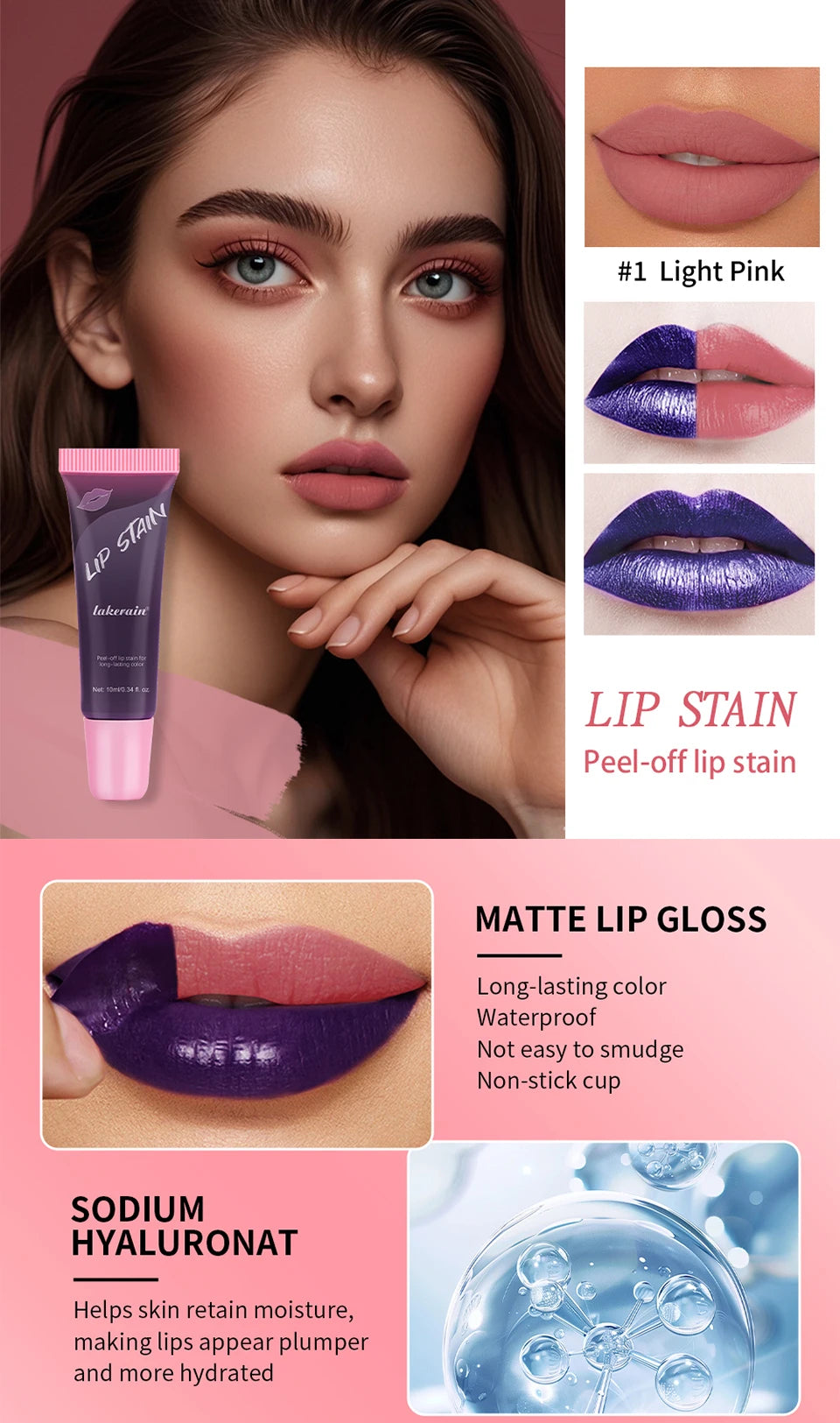 Peel-Off Matte Liquid Lip Stain