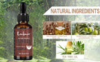 Lockmio Natural Beard Growth Oil Sandalwood Scent Grooming Treatment