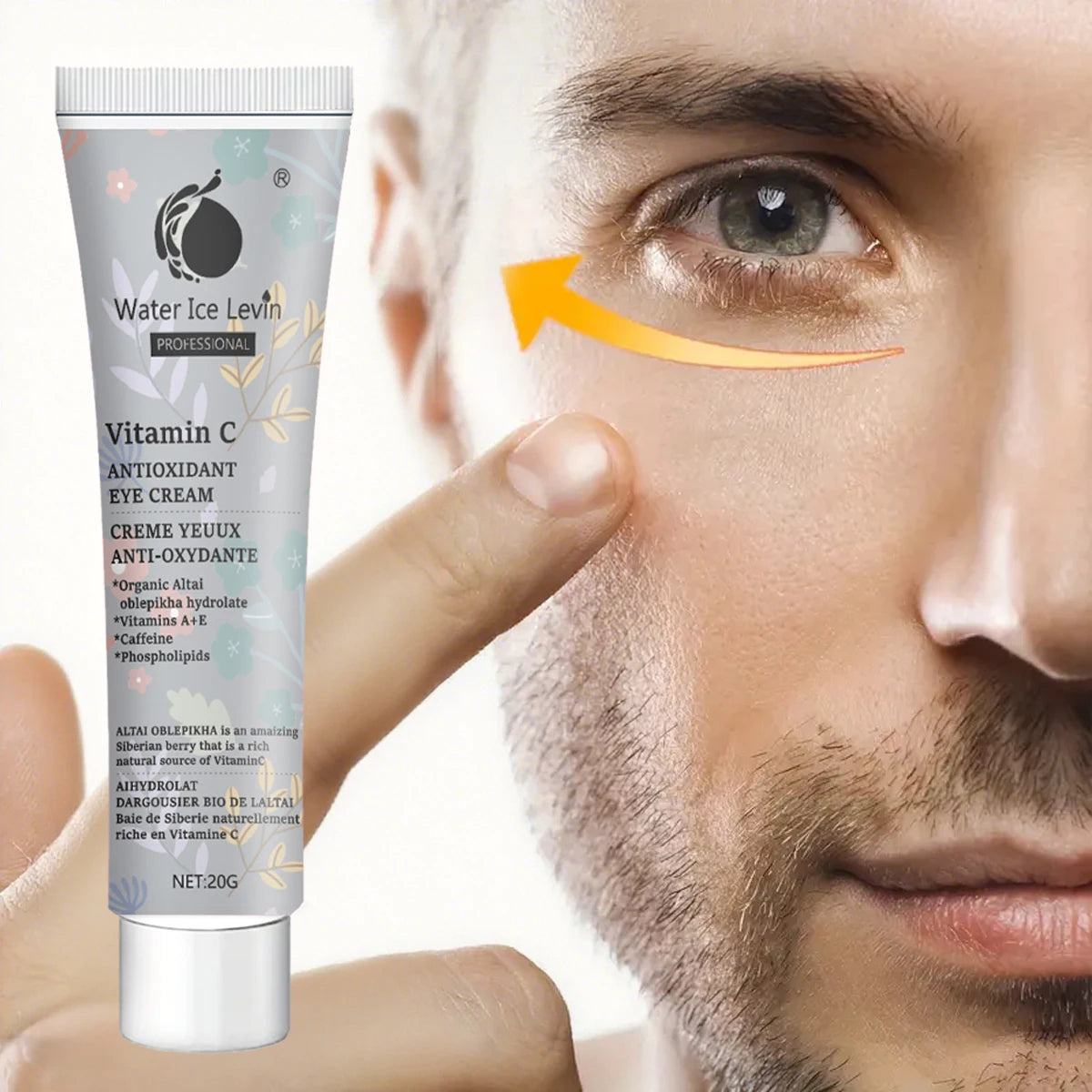 Vitamin C Eye Cream Antioxidant Brightening Caffeine Dark Circle Repair