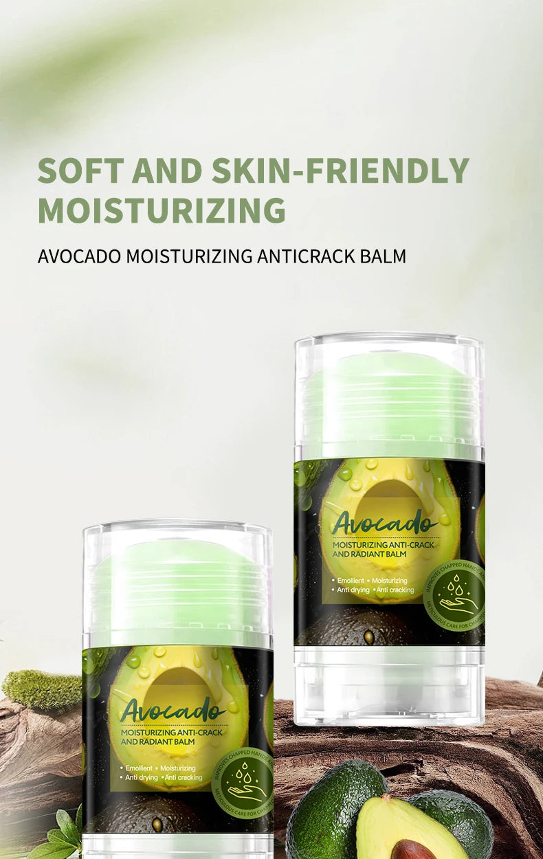 Avocado Moisturizing Balm Stick for Dry Cracked Hands and Feet
