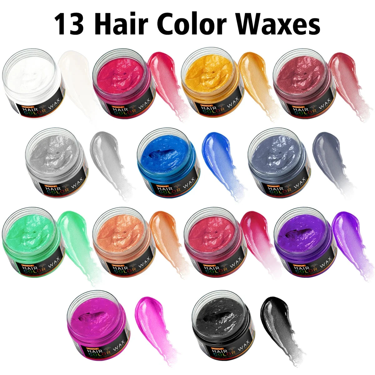 Goiple Instant Hair Color Wax Temporary Vibrant Dye for Men and Women - 1