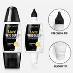 Lace Wig Glue Adhesive and Remover Set with Dual Ended Applicator