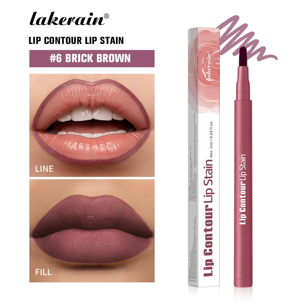 Dual-Sided Long-Lasting Lip Contour Stain and Liner
