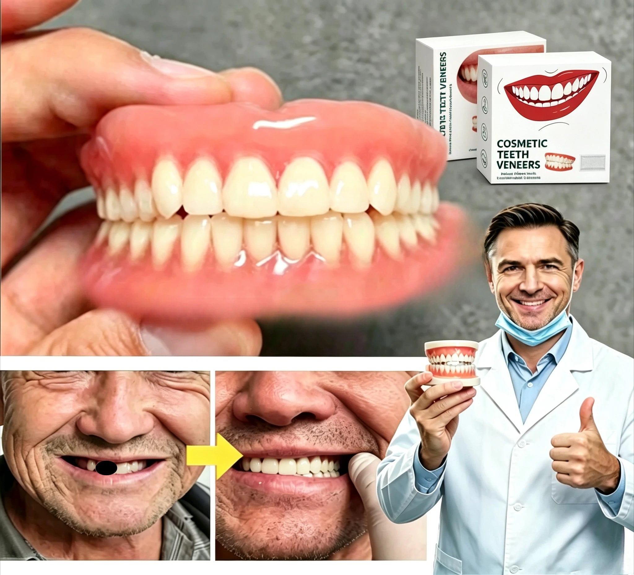 Custom Fit Temporary Dentures for Instant Smile Restoration - 4
