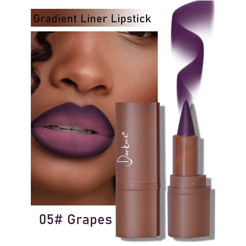 Matte Velvet Lip Liner Crayon for Long-Lasting Waterproof Makeup