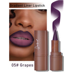 Matte Velvet Lip Liner Crayon for Long-Lasting Waterproof Makeup