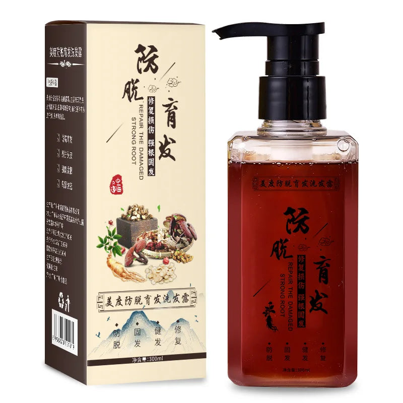 Herbal Ginger Shampoo Hair Growth and Anti Dandruff Scalp Care 300ml - 23