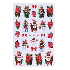 3D Christmas Cartoon Nail Art Stickers