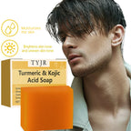Turmeric Kojic Acid Soap Brightening Face and Body Cleansing Bar