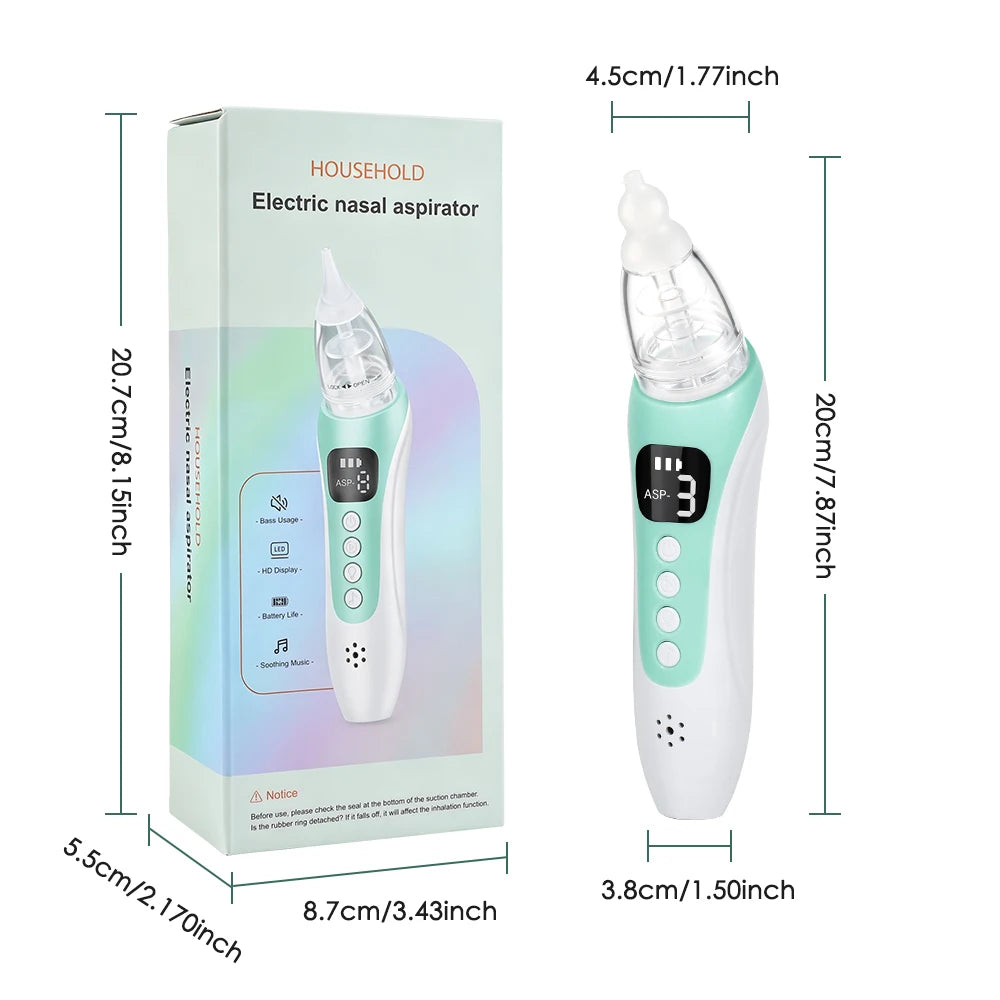 Electric Baby Nasal Aspirator with Lullabies